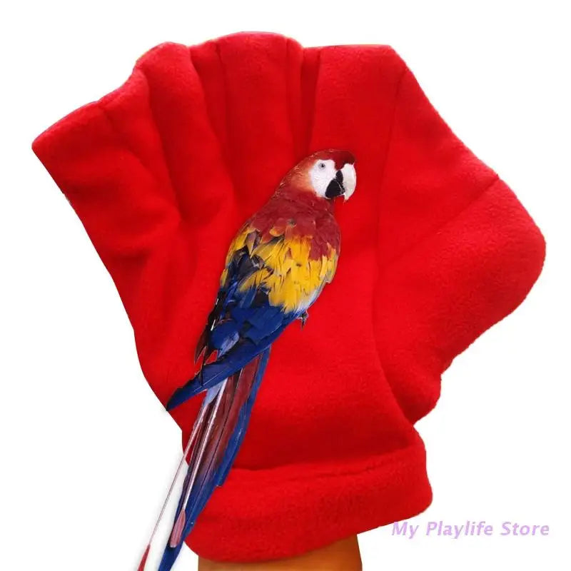 Vogelhandschoenen tegen bijten, knuffelhandschoen voor kleine huisdieren, beschermende handschoenen tegen kauwen door papegaaien voor het trainen van conures en parkieten