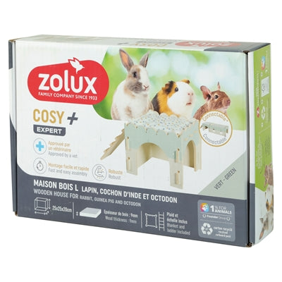 Zolux Gnaw House Cosy Rabbit Wood 25X25X20 Cm
