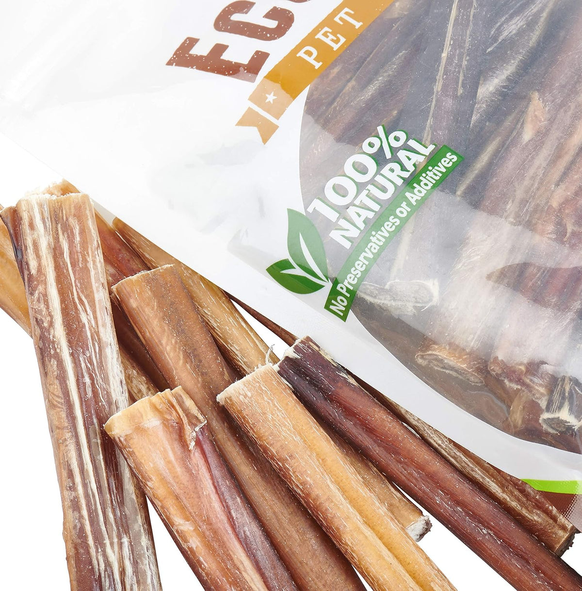 100% natuurlijke Braziliaanse runderkophuidsticks - zak van 450 g, 10,00% korting bij automatische verlenging