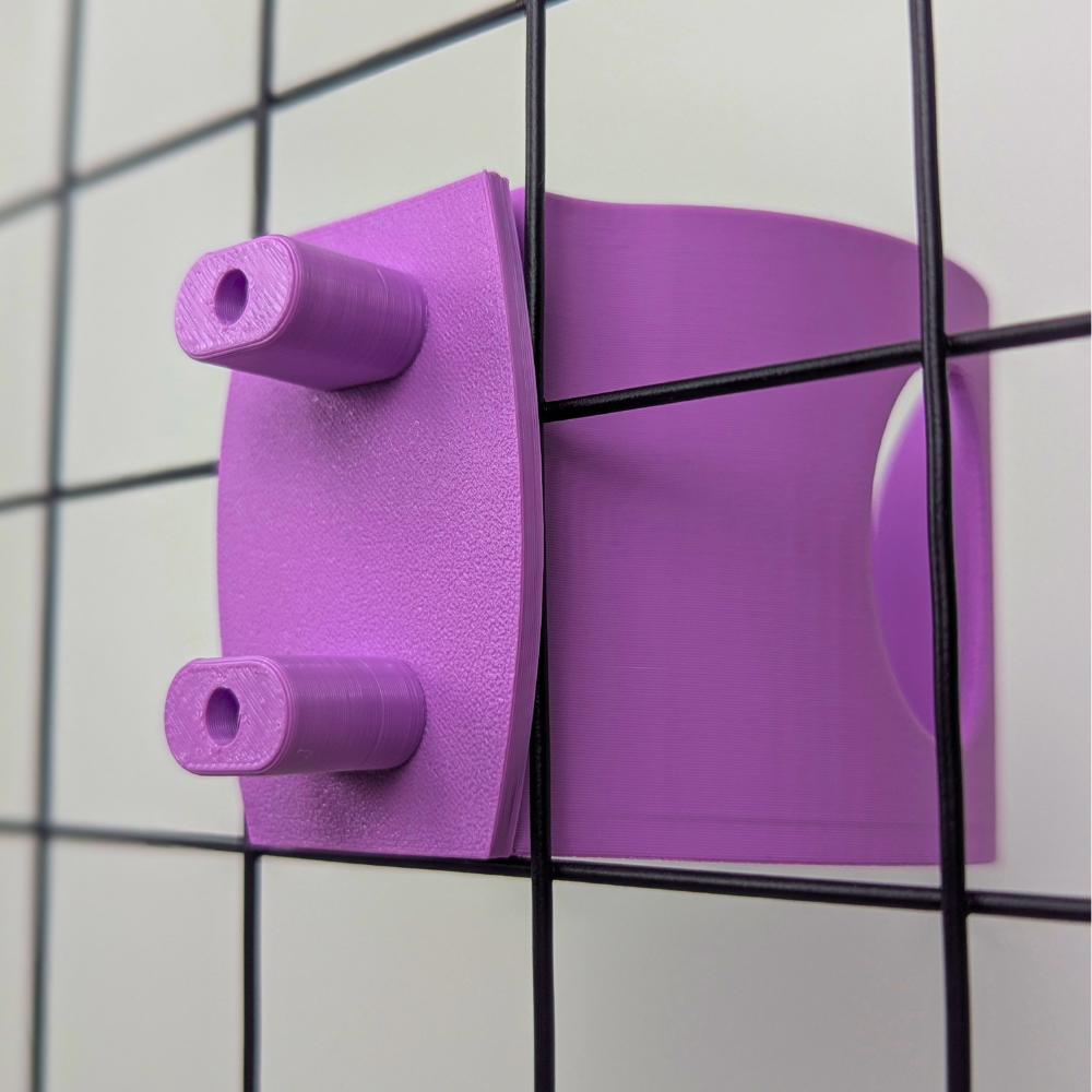No-Wire Guinea Pig & Rabbit Water Bottle Holder – Electric Purple | Made in Britain