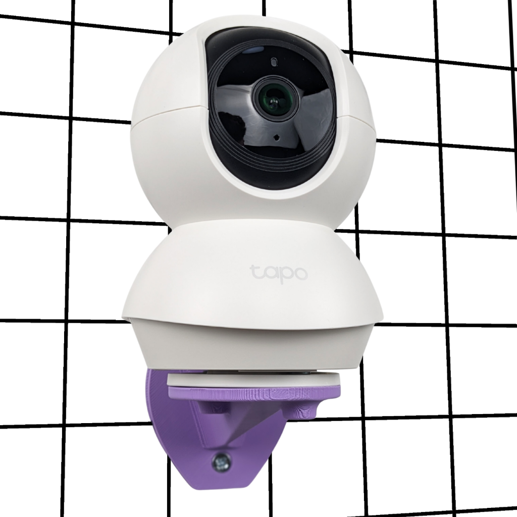 Tapo Camera Cage Mount voor cavia's & kleine huisdieren – Pastelpaars | Gemaakt in Groot-Brittannië