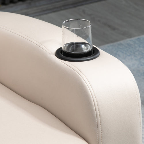 Fauteuil de relaxation fauteuil de massage inclinable avec Tablette, Poches latérales et Télécommande chaise TV
