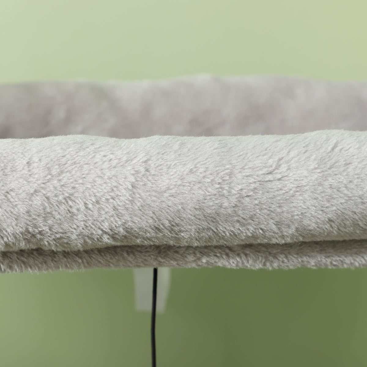 Arbre à Chat Tour de Jeux pour Chats Centre d'Activités avec Poteaux à Griffer en Sisal Niche Hauteur 132 cm Gris