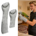 Protégez-vous des griffures avec ces gants anti-morsures ! Idéal pour le toilettage de vos oiseaux et autres animaux.