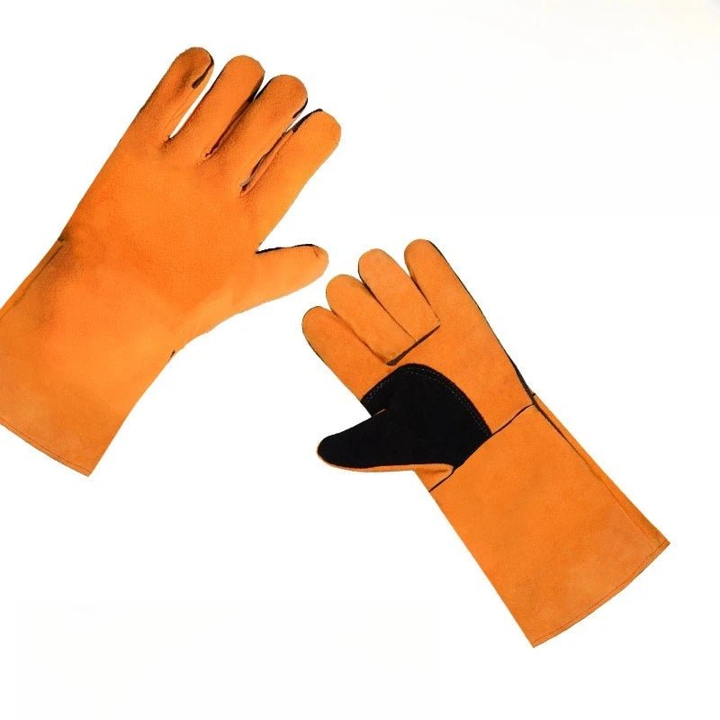 Anti-bite Safety Bite Gloves For Catch Dog Cat Reptile Animal Ultra Long Thickened Cowhide Pets Grasping Biting Protective Glove - Alma Nova Care