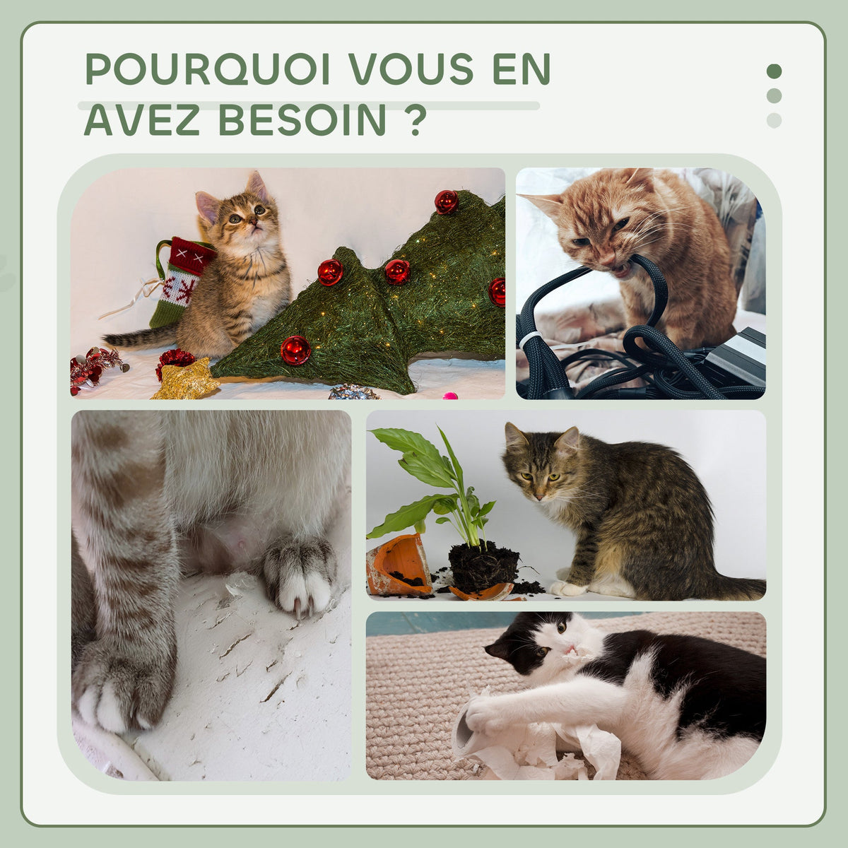 Arbre à chat 3 griffoirs grattoirs sisal naturel plateforme hamac et boule suspendue 50 x 26 x 70 cm peluche courte gris - Alma Nova Care