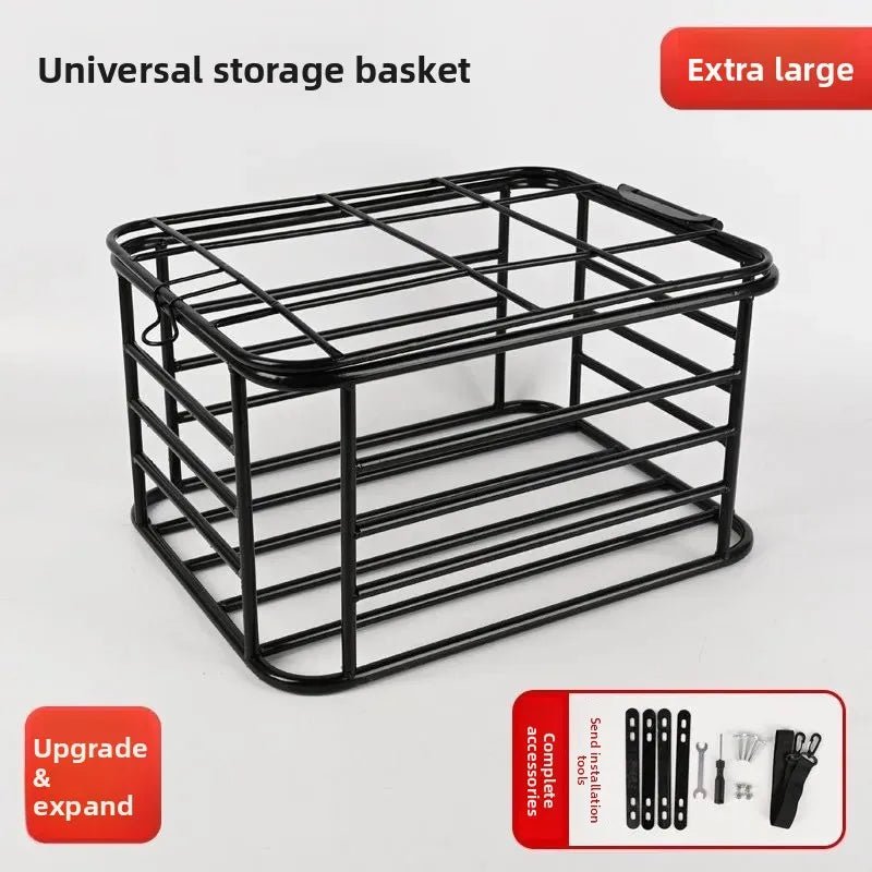 Bicycle Basket with Dog Artifact Mountain Bike Rear Seat Rack Pet Seat Bicycle Dog Car Basket Extra Large Universal Frame - Alma Nova Care