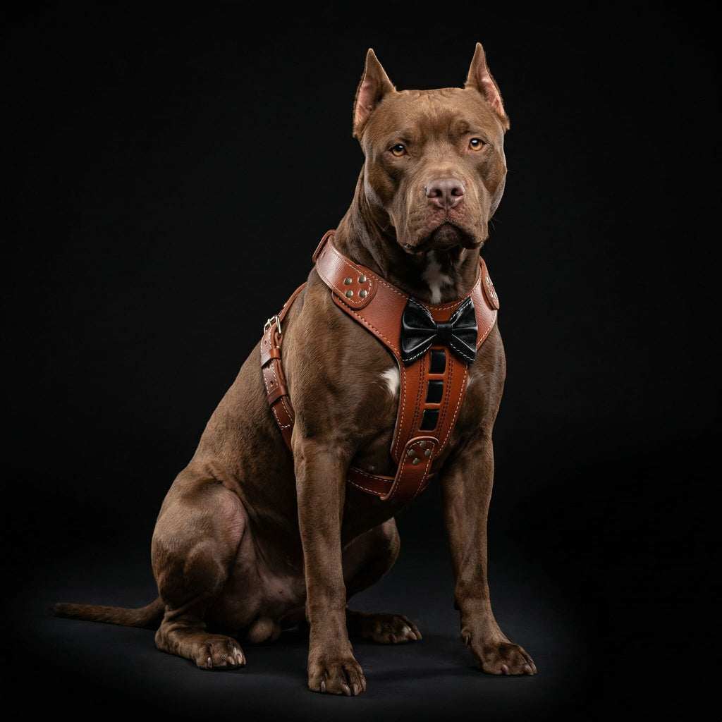 Bestia ''Bowtie'' leather harness