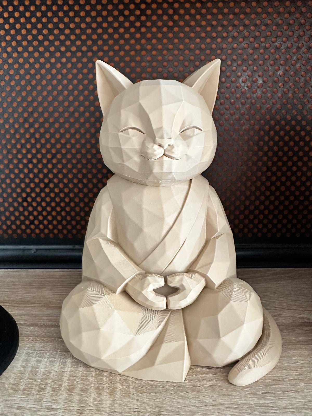 Geometrische zen-kat voor binnenshuis – Diverse maten en kleuren