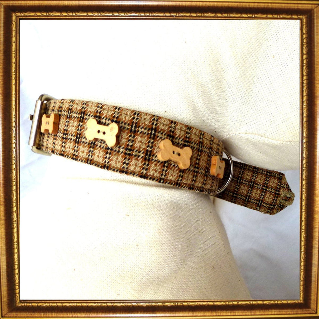 Collier & laisse en tweed – Édition limitée Prediletto – Fait main en Angleterre